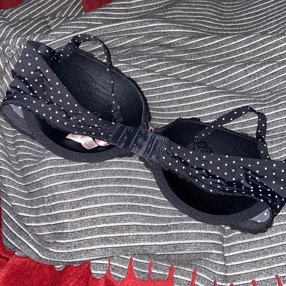 Lasenza perfectly me lace black Polka dot bra 34DD - Picture 3 of 9